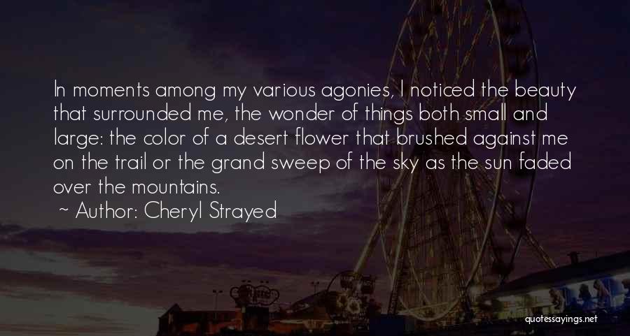 Sky And Flower Quotes By Cheryl Strayed