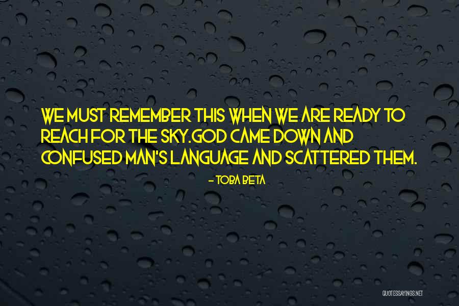 Sky And God Quotes By Toba Beta Sky And God Quotes By Toba Beta