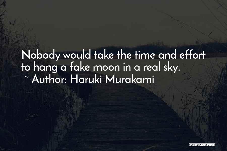 Sky And Moon Quotes By Haruki Murakami