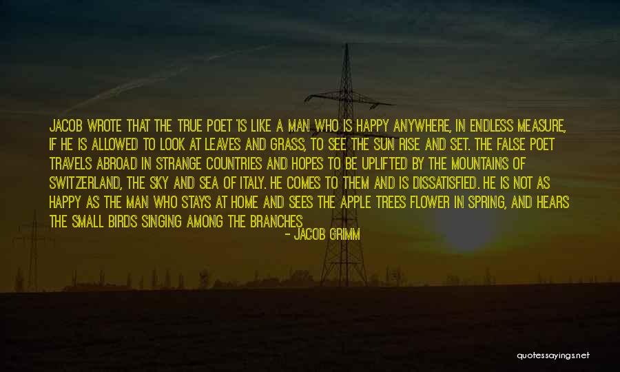 Sky And Mountains Quotes By Jacob Grimm