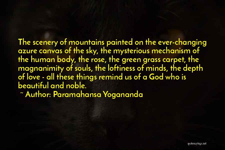 Sky And Mountains Quotes By Paramahansa Yogananda