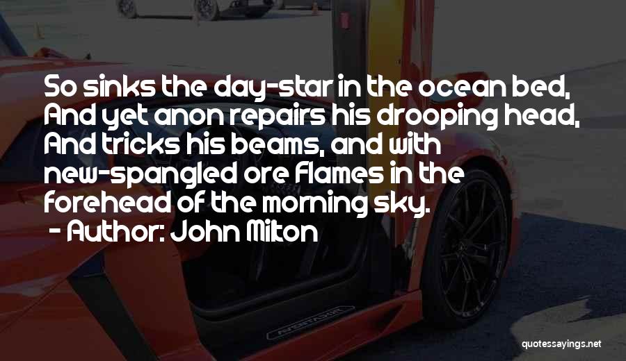 Sky And Ocean Quotes By John Milton