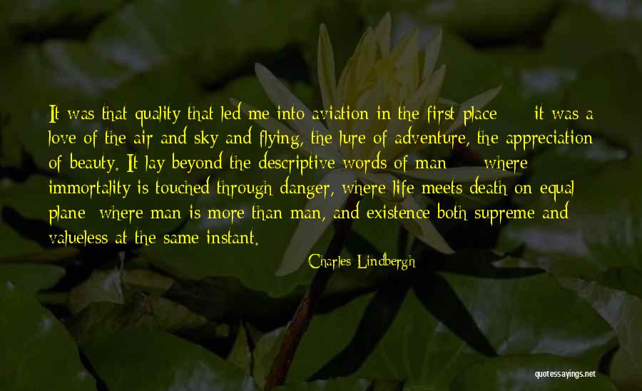 Sky And Plane Quotes By Charles Lindbergh