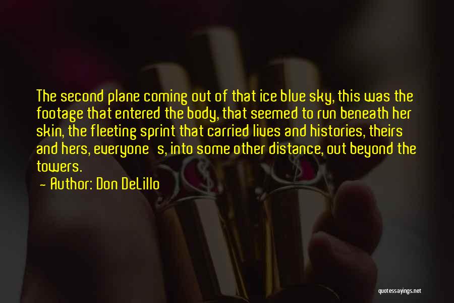 Sky And Plane Quotes By Don DeLillo