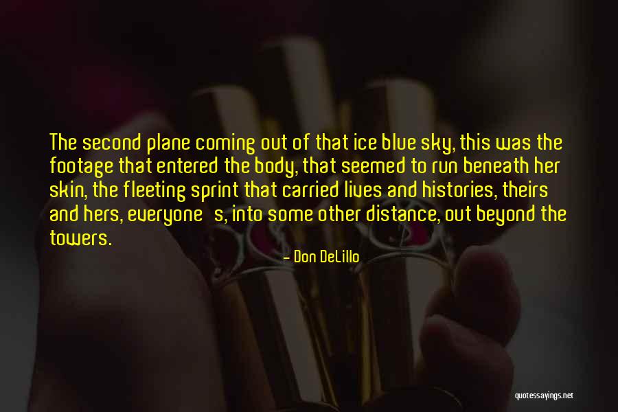 Sky And Plane Quotes By Don DeLillo