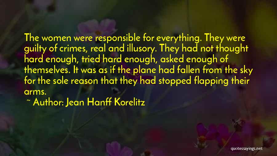 Sky And Plane Quotes By Jean Hanff Korelitz