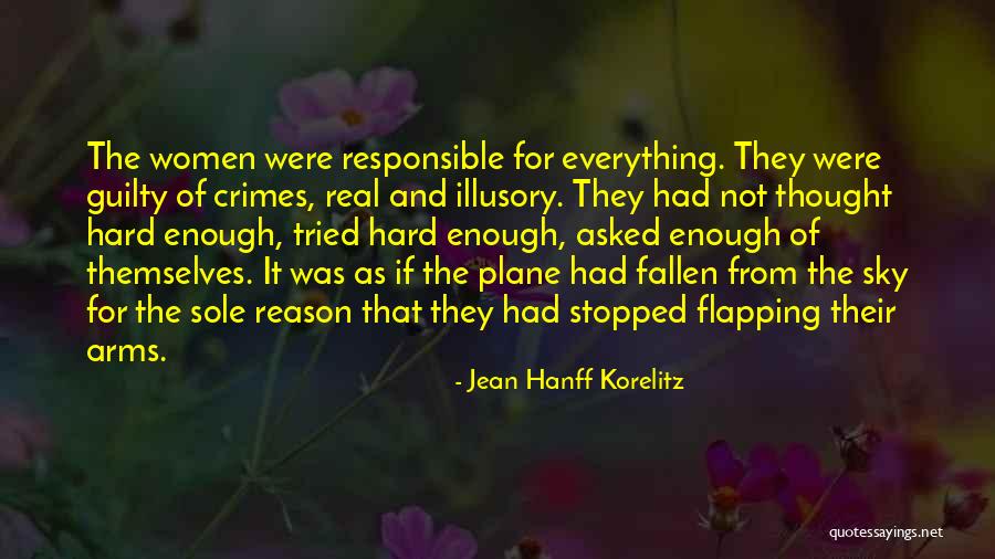 Sky And Plane Quotes By Jean Hanff Korelitz