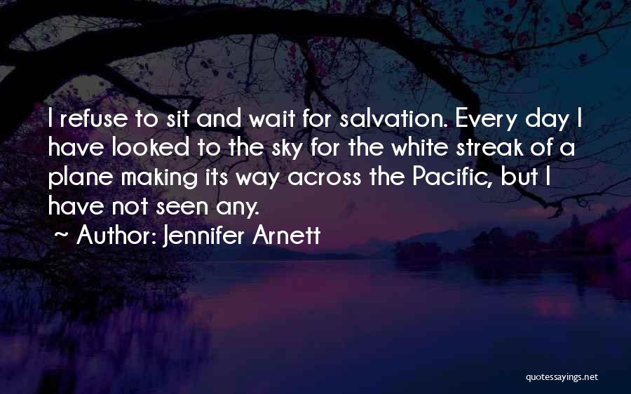 Sky And Plane Quotes By Jennifer Arnett