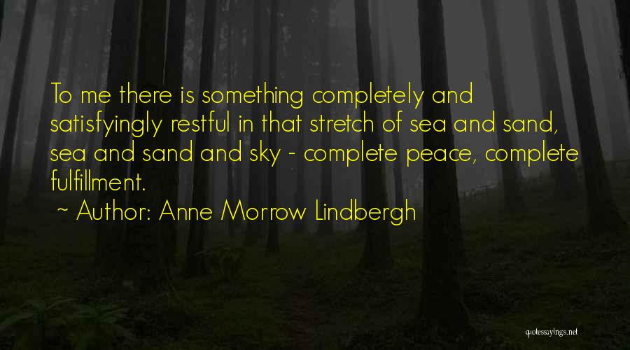 Sky And Sand Quotes By Anne Morrow Lindbergh