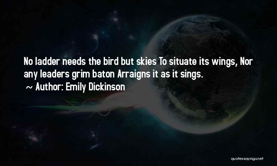 Sky Bird Quotes By Emily Dickinson