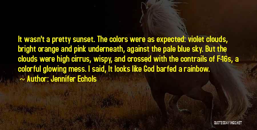 Sky Colors Quotes By Jennifer Echols