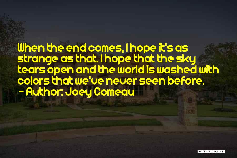 Sky Colors Quotes By Joey Comeau