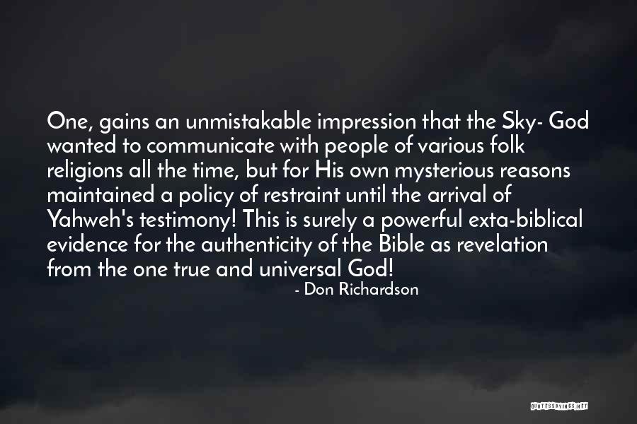 Sky From The Bible Quotes By Don Richardson Sky From The Bible Quotes By Don Richardson