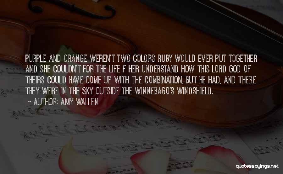 Sky Orange Quotes By Amy Wallen