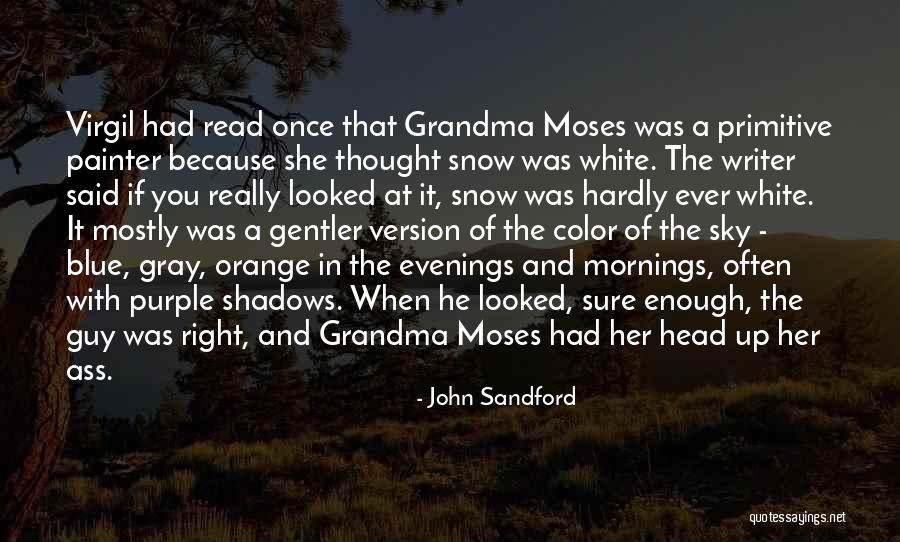 Sky Orange Quotes By John Sandford