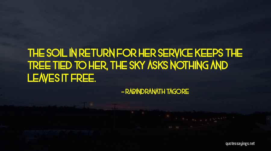 Sky Tree Quotes By Rabindranath Tagore