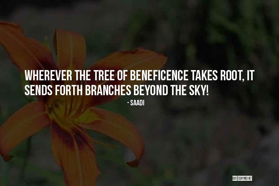 Sky Tree Quotes By Saadi