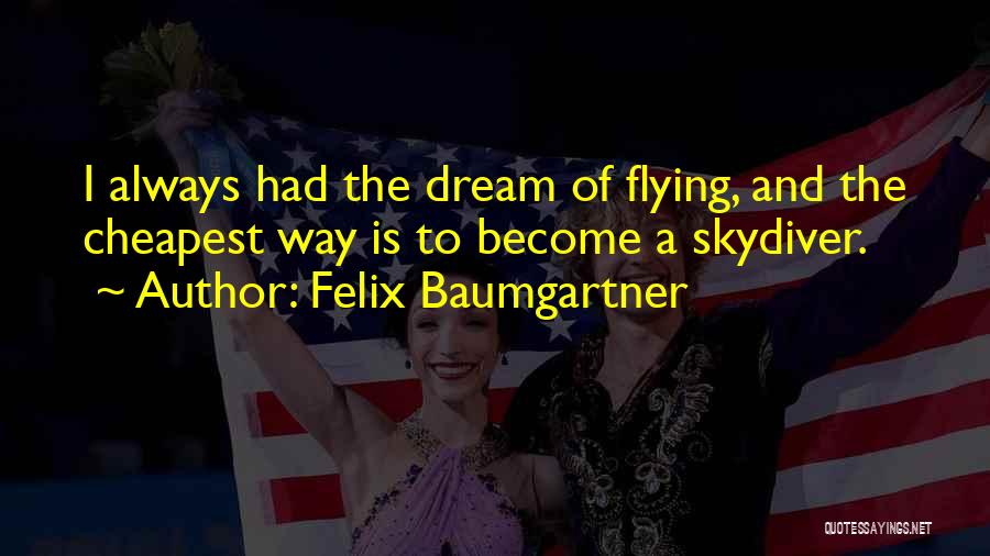 Skydiver Quotes By Felix Baumgartner