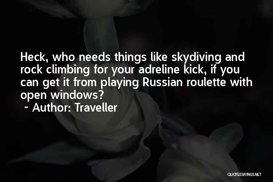 Skydiving Quotes By Traveller