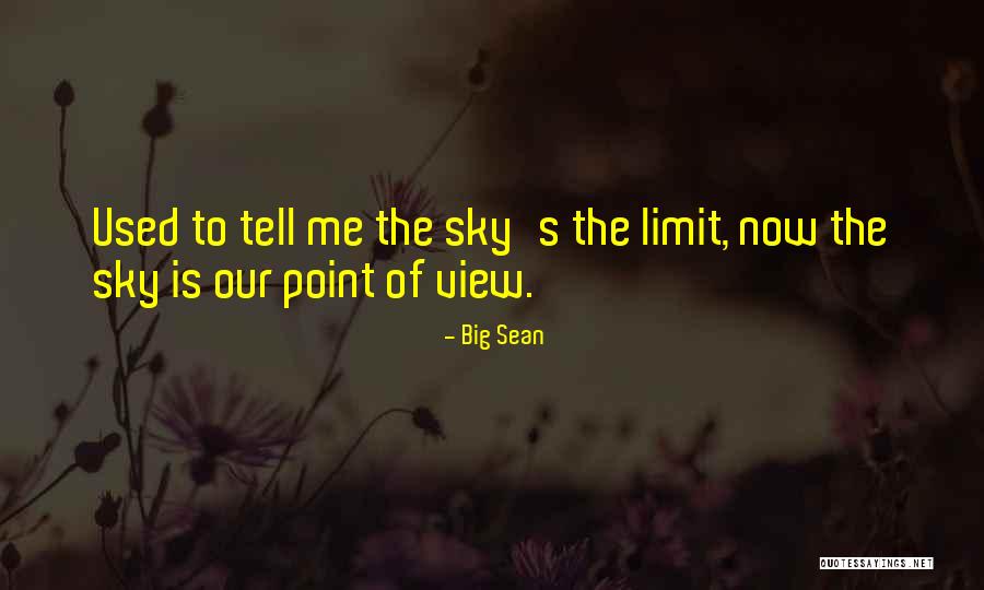 Sky's The Limit Quotes By Big Sean Sky's The Limit Quotes By Big Sean