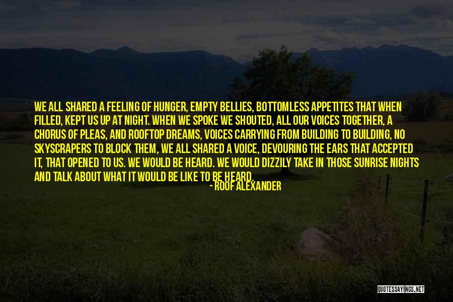 Skyscrapers Quotes By Roof Alexander Skyscrapers Quotes By Roof Alexander