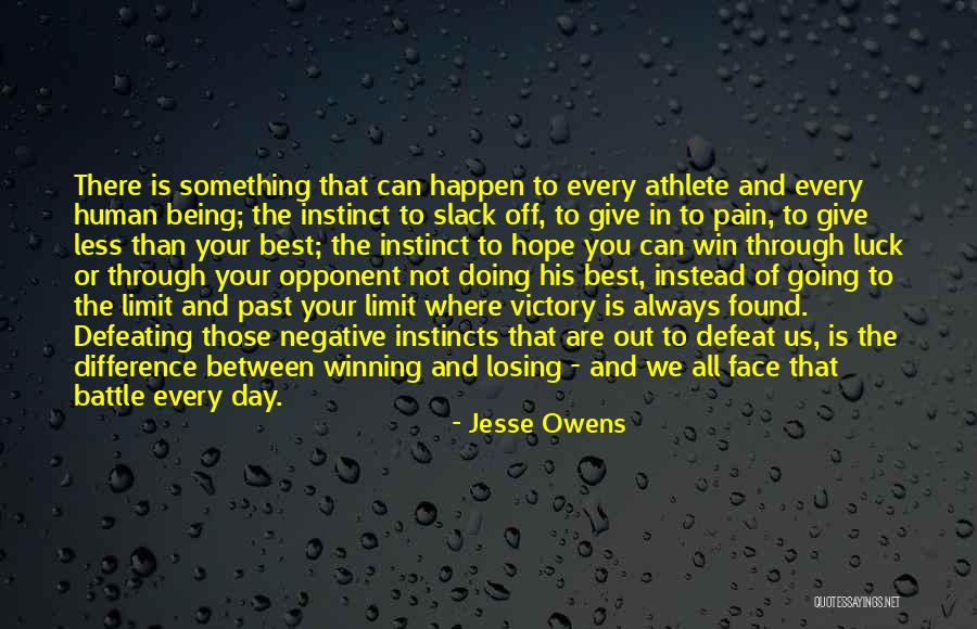 Slack Quotes By Jesse Owens Slack Quotes By Jesse Owens