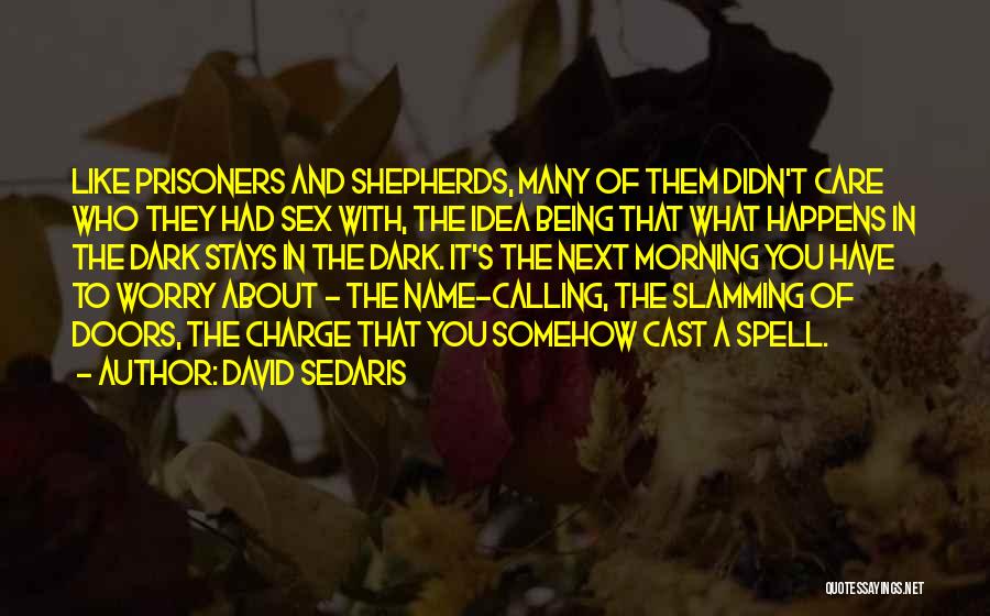 Slamming Doors Quotes By David Sedaris