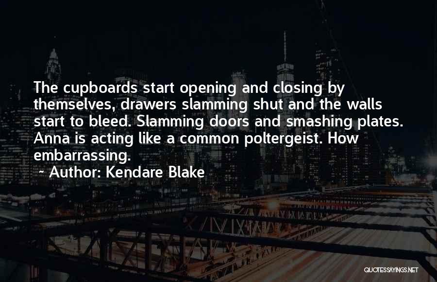 Slamming Doors Quotes By Kendare Blake