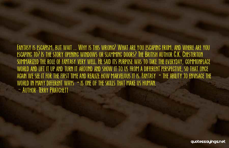 Slamming Doors Quotes By Terry Pratchett