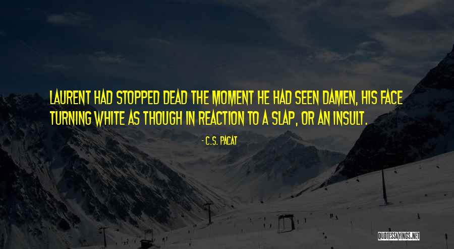 Slap In The Face Quotes By C.S. Pacat Slap In The Face Quotes By C.S. Pacat