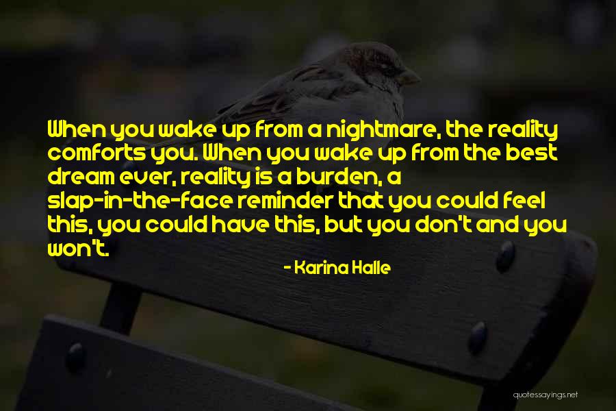 Slap Me In The Face Quotes By Karina Halle