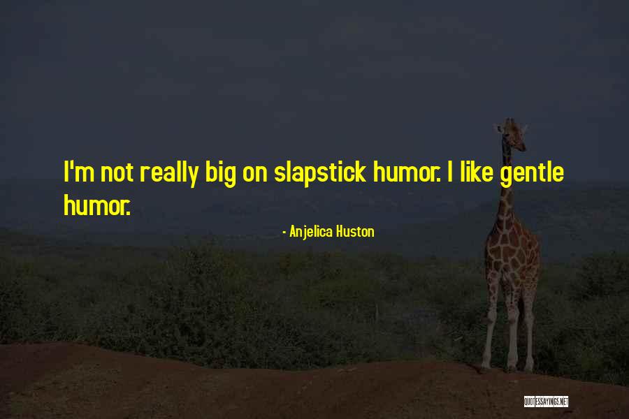 Slapstick Quotes By Anjelica Huston