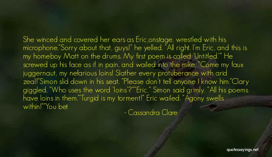 Slather Quotes By Cassandra Clare Slather Quotes By Cassandra Clare