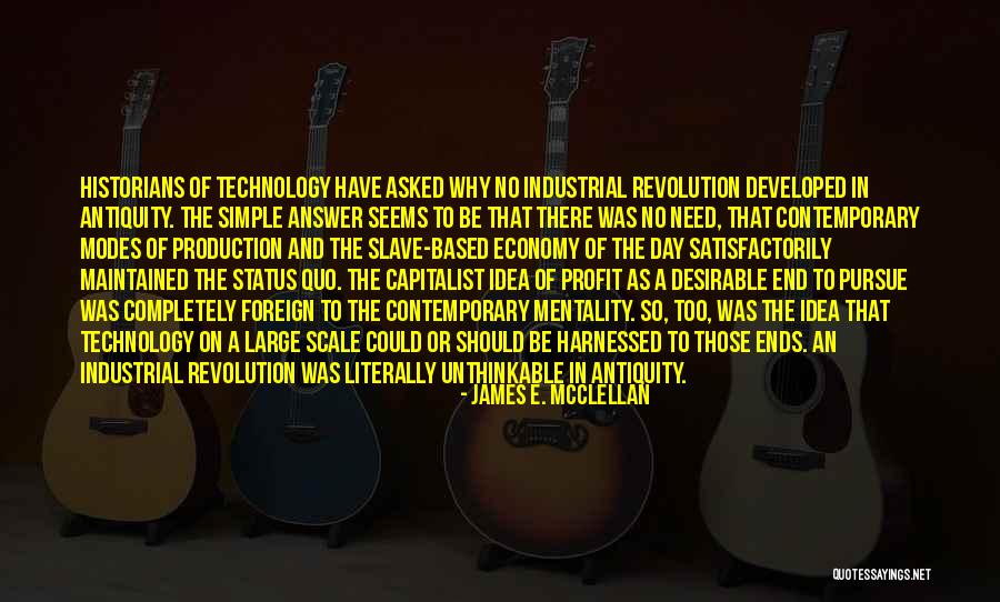 Slave Economy Quotes By James E. McClellan Slave Economy Quotes By James E. McClellan