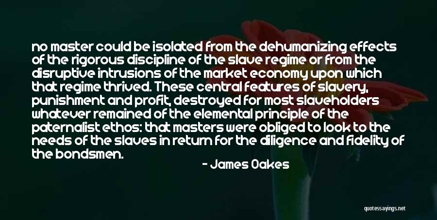 Slave Punishment Quotes By James Oakes