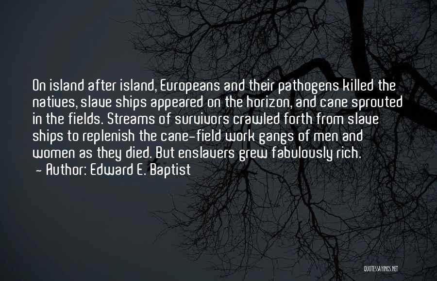 Slave Quotes By Edward E. Baptist