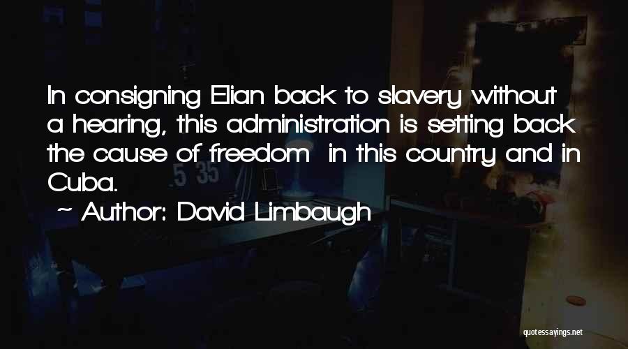 Slavery And Freedom Quotes By David Limbaugh