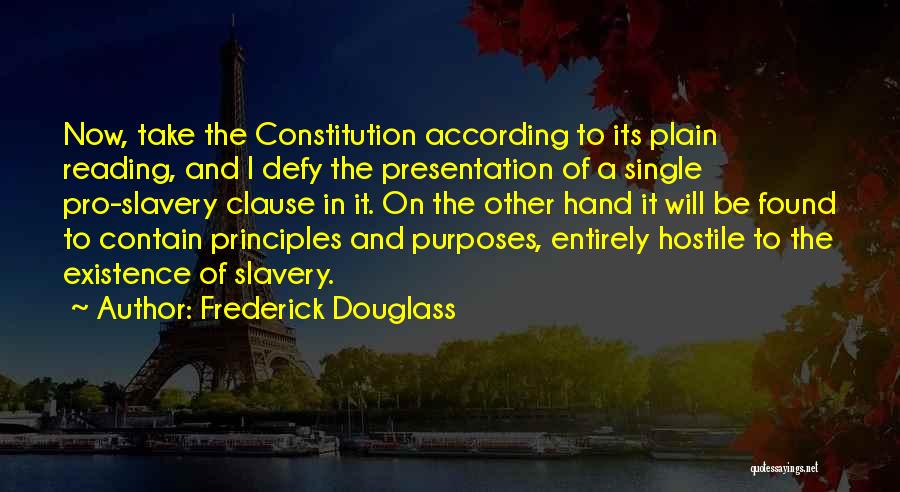 Slavery From Frederick Douglass Quotes By Frederick Douglass