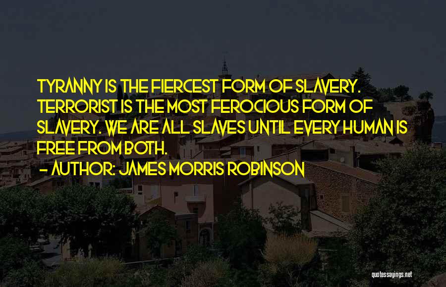Slavery From Slaves Quotes By James Morris Robinson