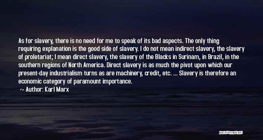 Slavery In America Quotes By Karl Marx