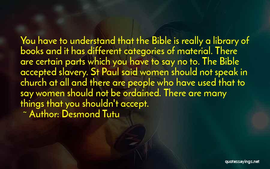 Slavery In The Bible Quotes By Desmond Tutu