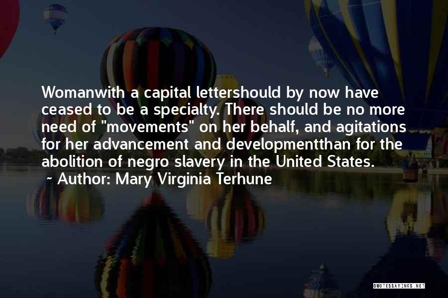 Slavery In The United States Quotes By Mary Virginia Terhune