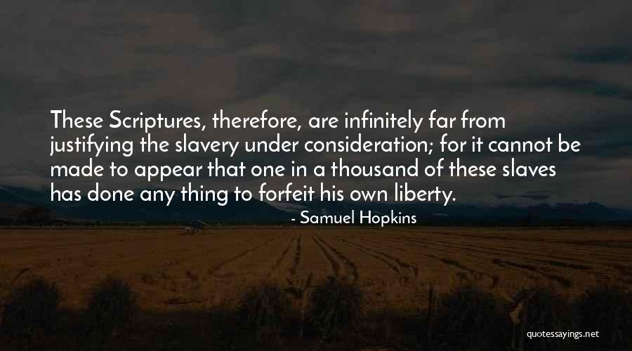 Slavery Quotes By Samuel Hopkins