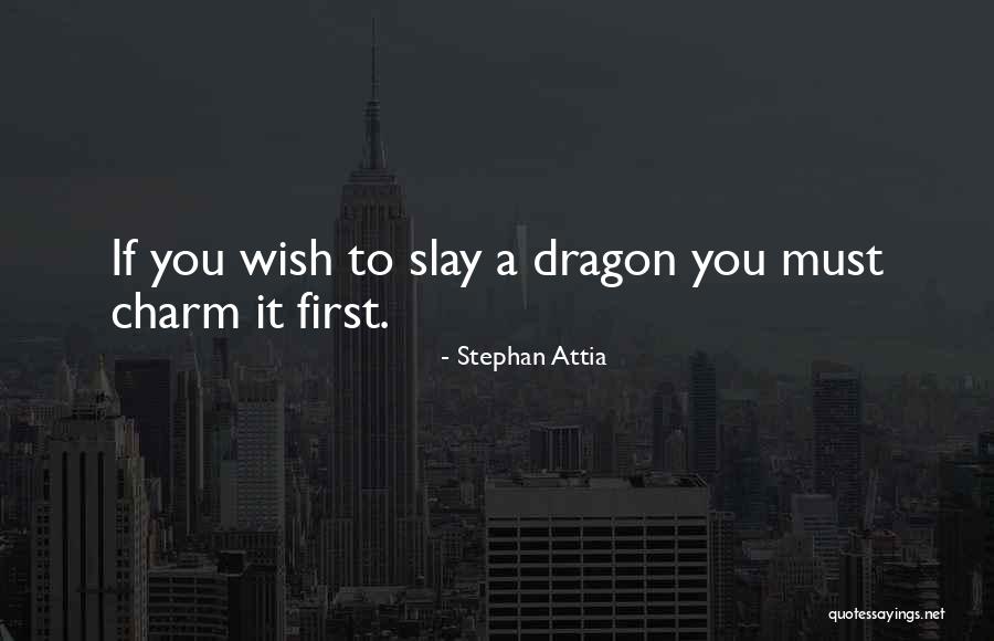 Slay Dragon Quotes By Stephan Attia