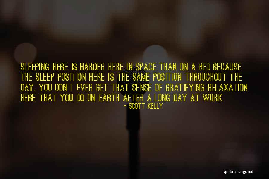 Sleep After Work Quotes By Scott Kelly Sleep After Work Quotes By Scott Kelly