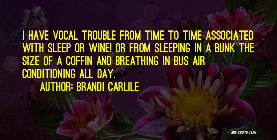 Sleep All Day Quotes By Brandi Carlile