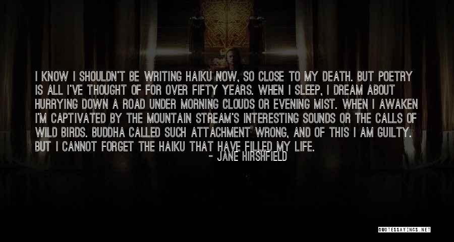 Sleep And Forget Quotes By Jane Hirshfield Sleep And Forget Quotes By Jane Hirshfield