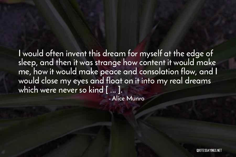 Sleep And Peace Quotes By Alice Munro Sleep And Peace Quotes By Alice Munro