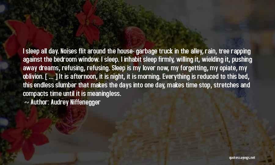 Sleep And Rain Quotes By Audrey Niffenegger