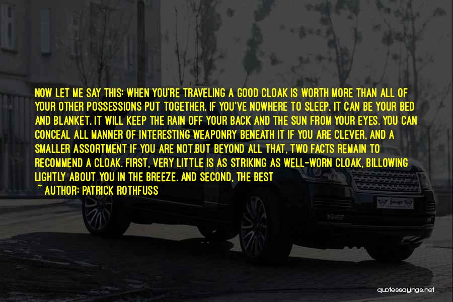 Sleep And Rain Quotes By Patrick Rothfuss